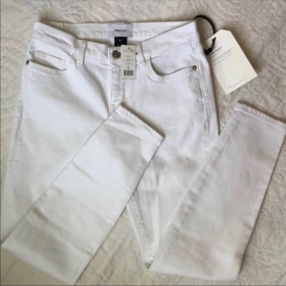 NWT Current/Elliott White The Stiletto Ankle Skinny Jeans Size 26 - Picture 3 of 11